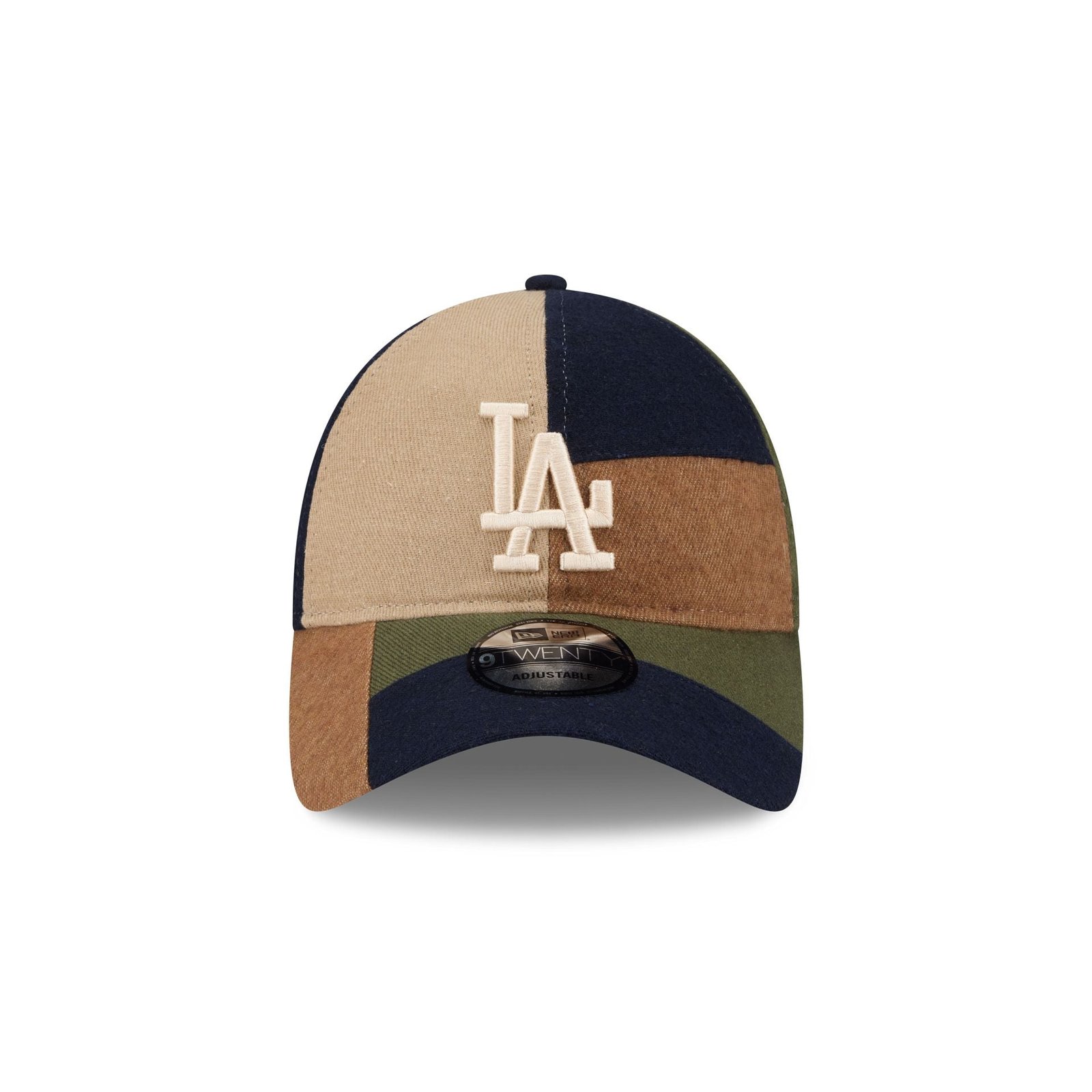 Los Angeles Dodgers Three Looms Cotton Twill Patchwork 9TWENTY Adjustable Hat - Image 2