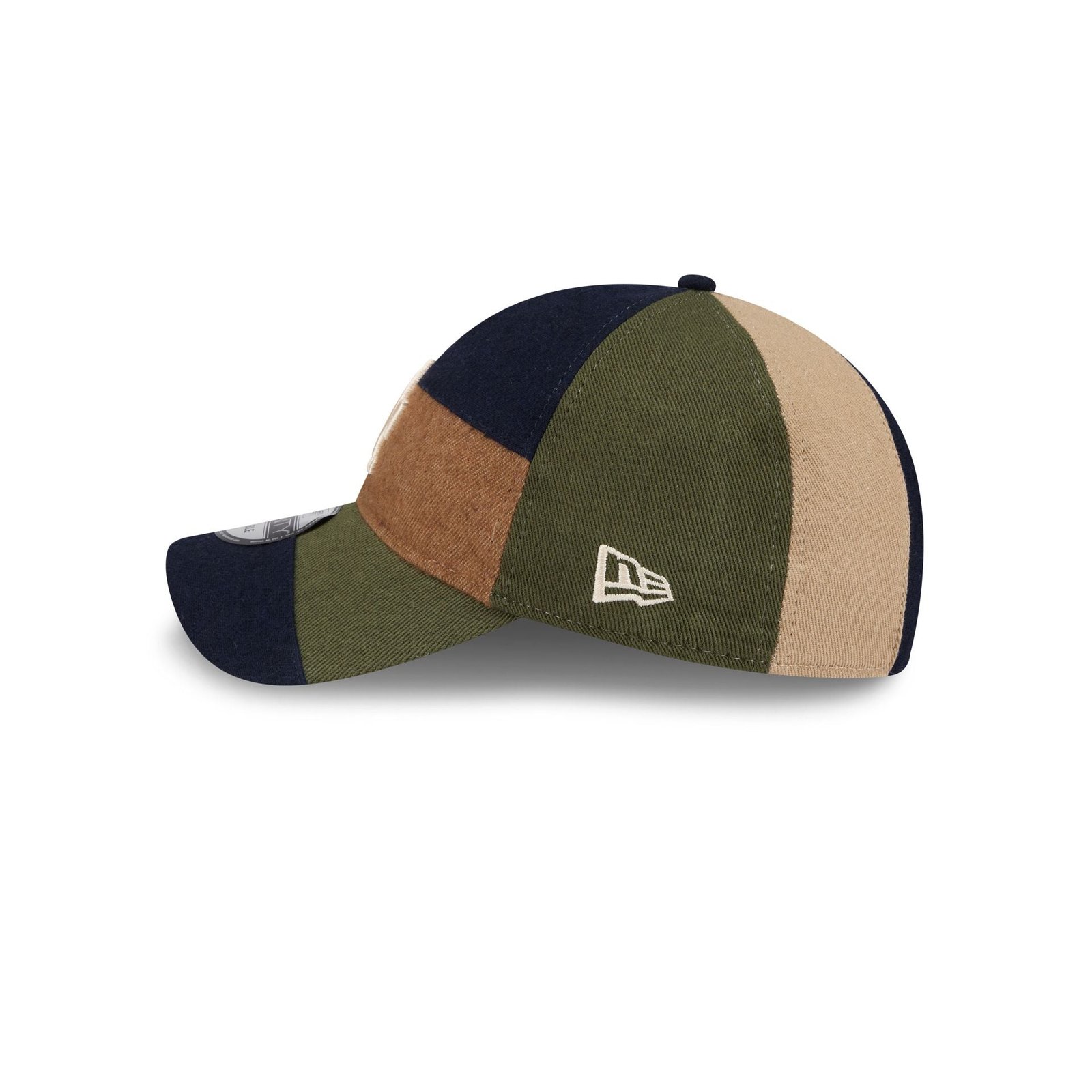 Los Angeles Dodgers Three Looms Cotton Twill Patchwork 9TWENTY Adjustable Hat - Image 4