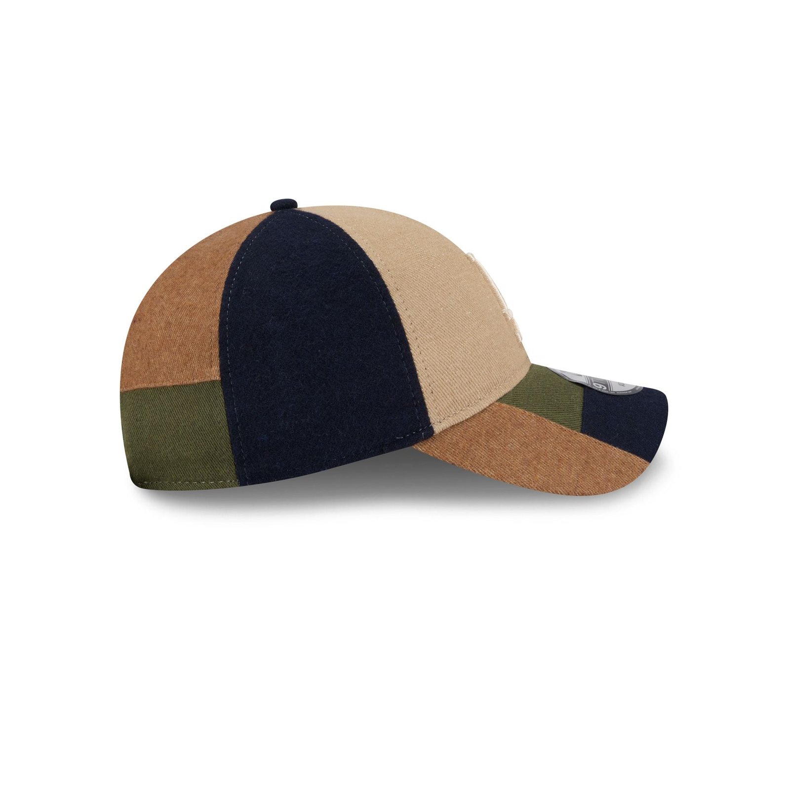 Los Angeles Dodgers Three Looms Cotton Twill Patchwork 9TWENTY Adjustable Hat - Image 5