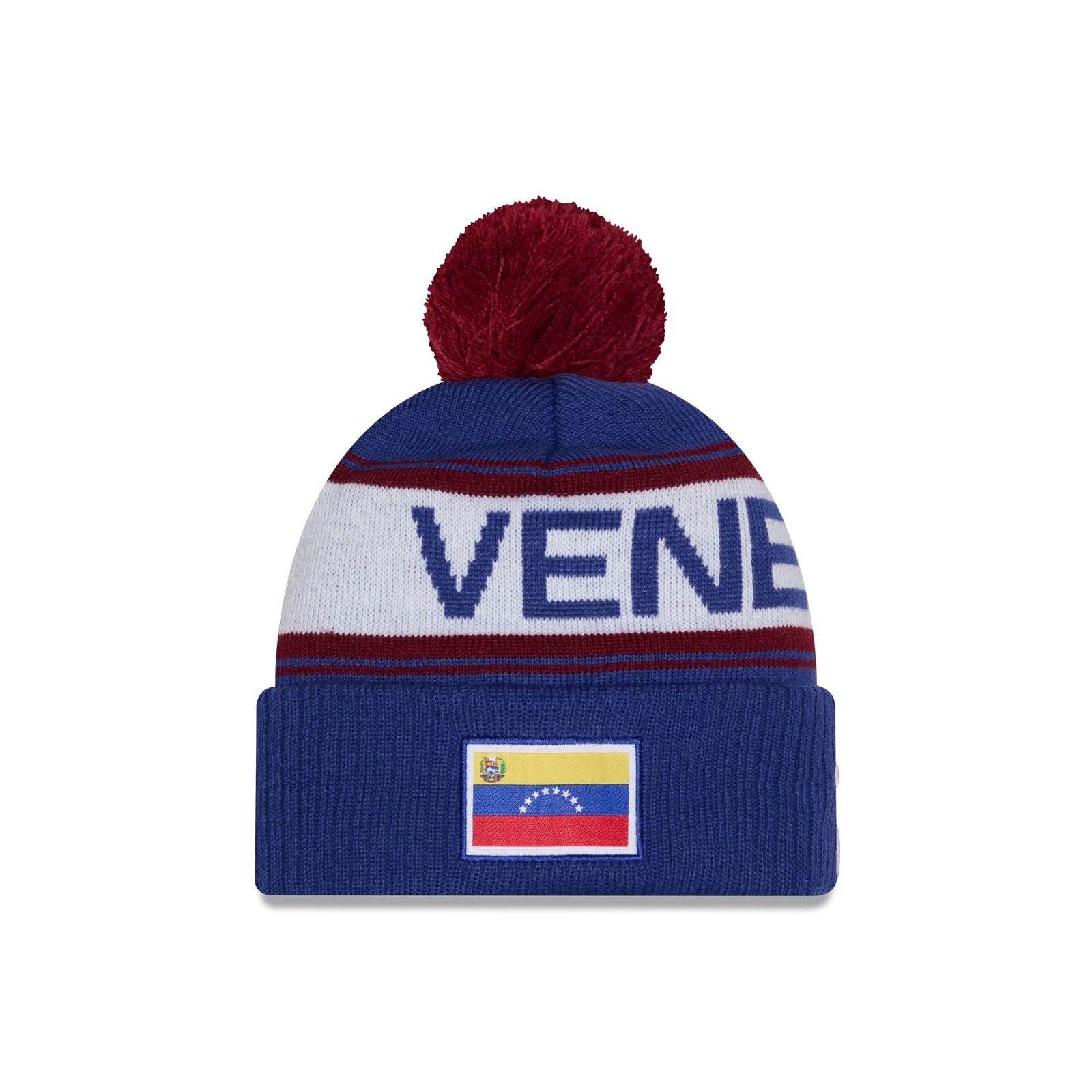 2026 World Baseball Classic Venezuela Pom Knit Hat - Image 2