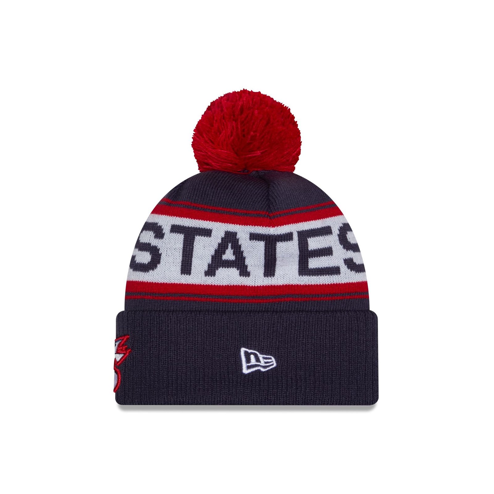 2026 World Baseball Classic USA Pom Knit Hat - Image 3