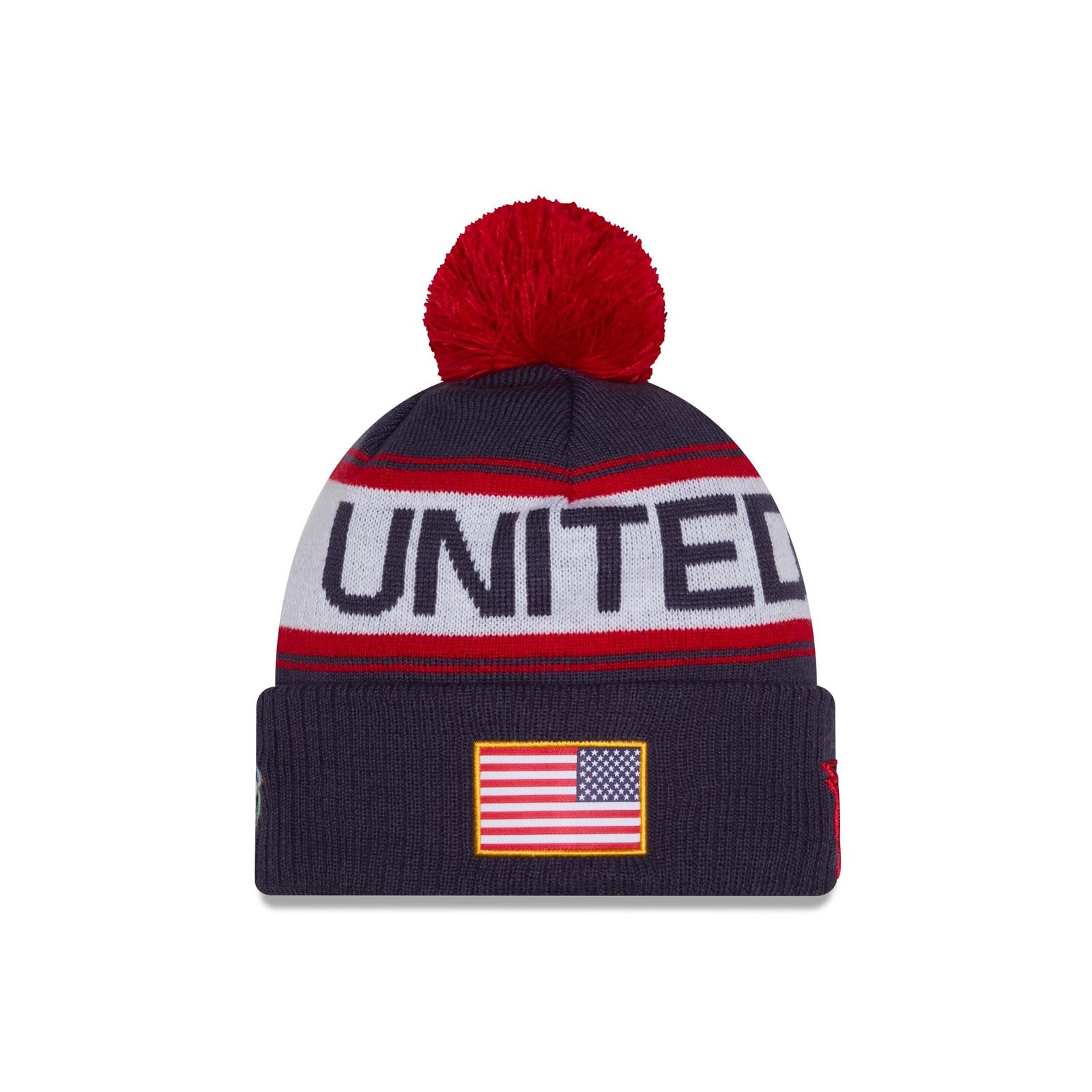 2026 World Baseball Classic USA Pom Knit Hat - Image 2