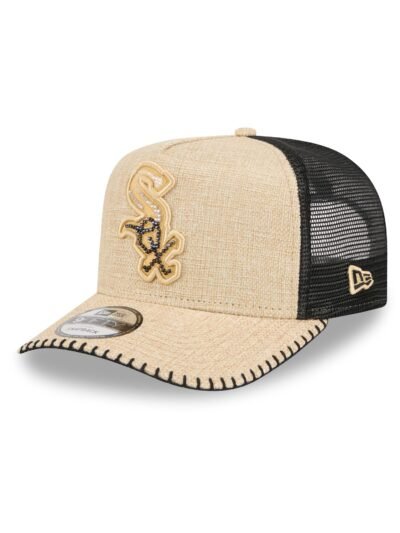 Chicago White Sox Beaded Canvas 9FIFTY A-Frame Trucker Hat
