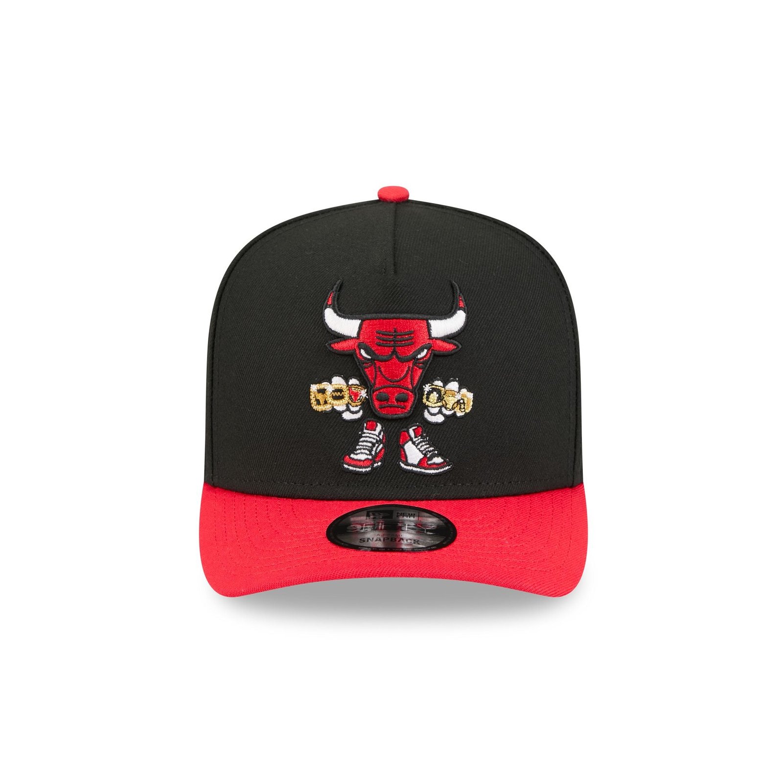 Chicago Bulls Cartoon 9FIFTY A-Frame Snapback Hat - Image 2