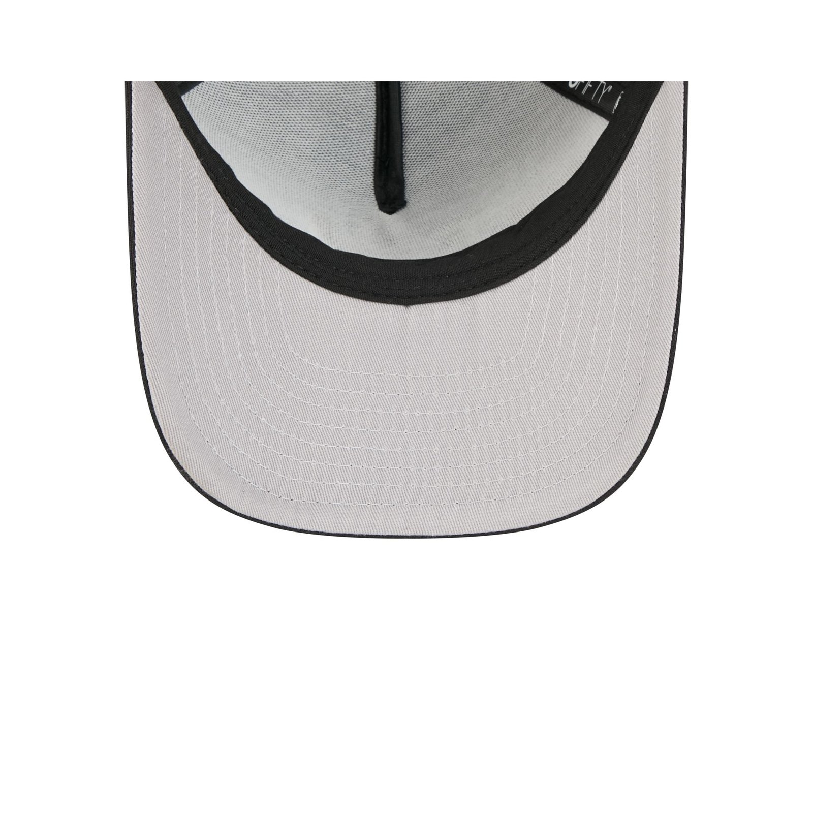 Detroit Red Wings Washed Black 9FIFTY A-Frame Trucker Hat - Image 7