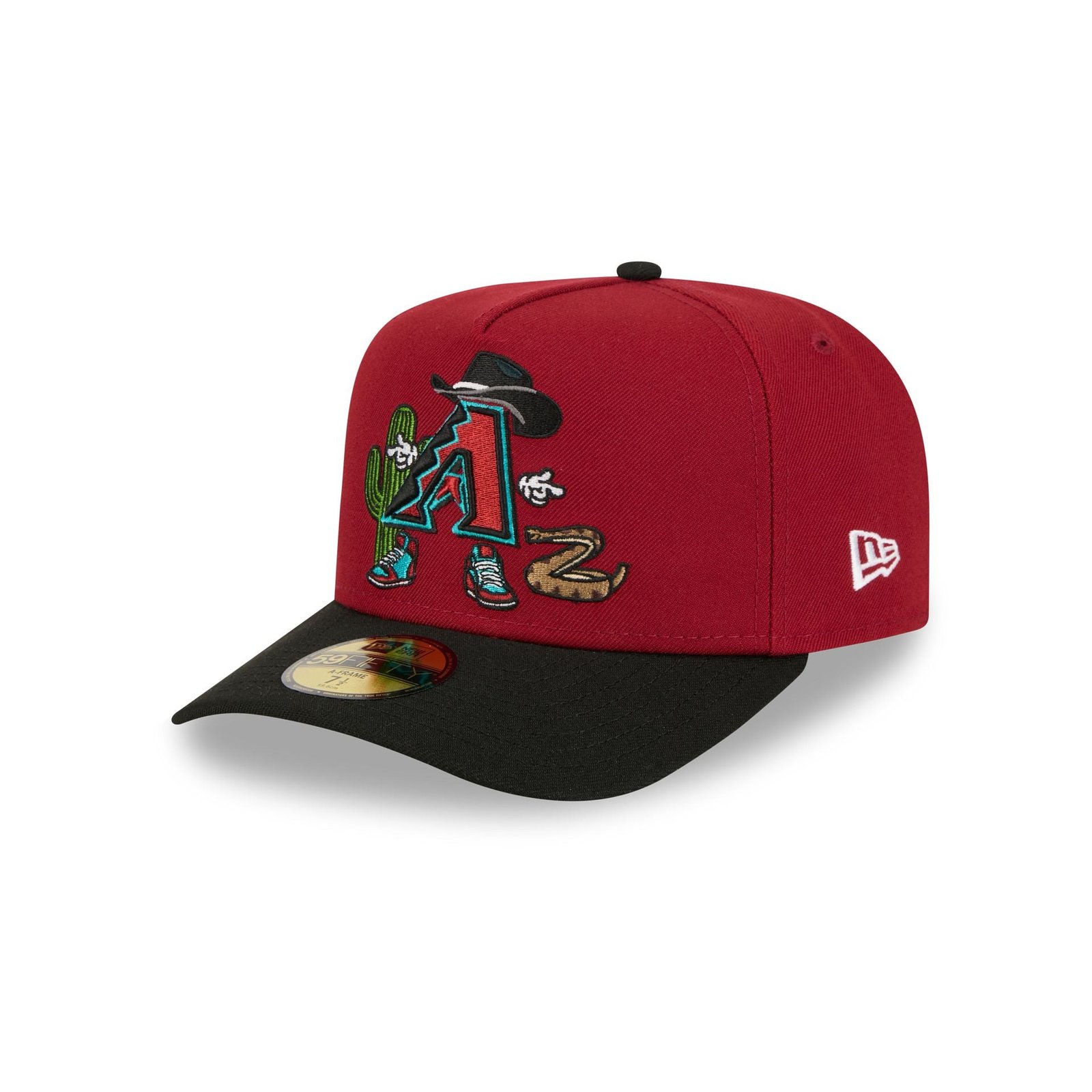 Arizona Diamondbacks Cartoon 59FIFTY A-Frame Fitted Hat - Image 3