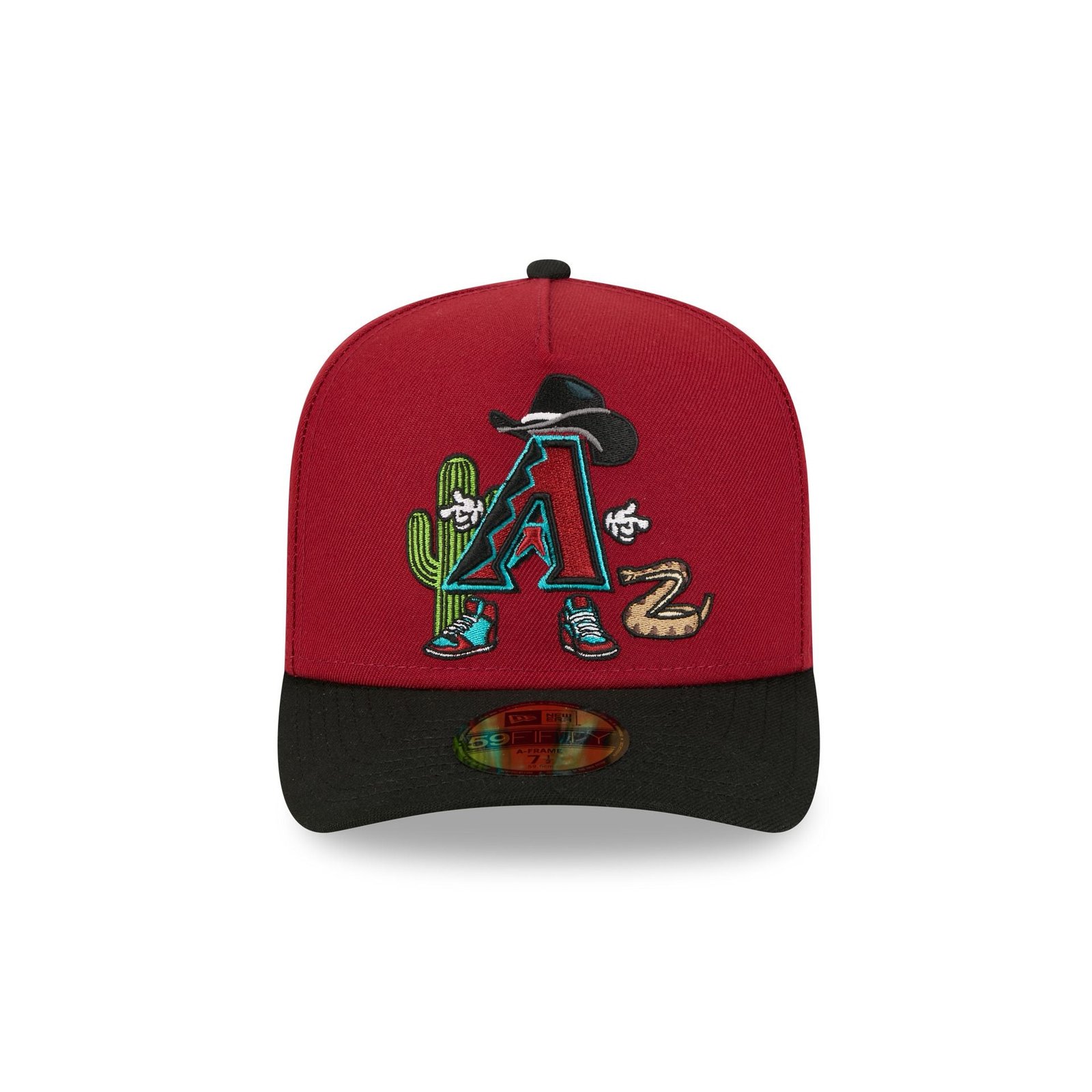 Arizona Diamondbacks Cartoon 59FIFTY A-Frame Fitted Hat - Image 2