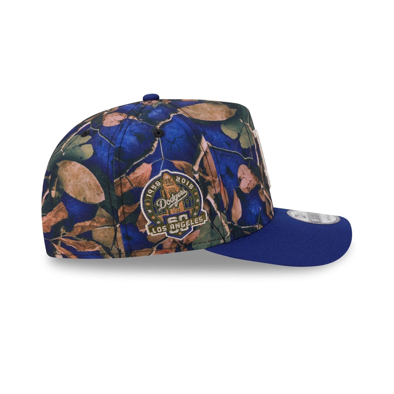 Los Angeles Dodgers Leaves 9FIFTY A-Frame Snapback Hat - Image 4