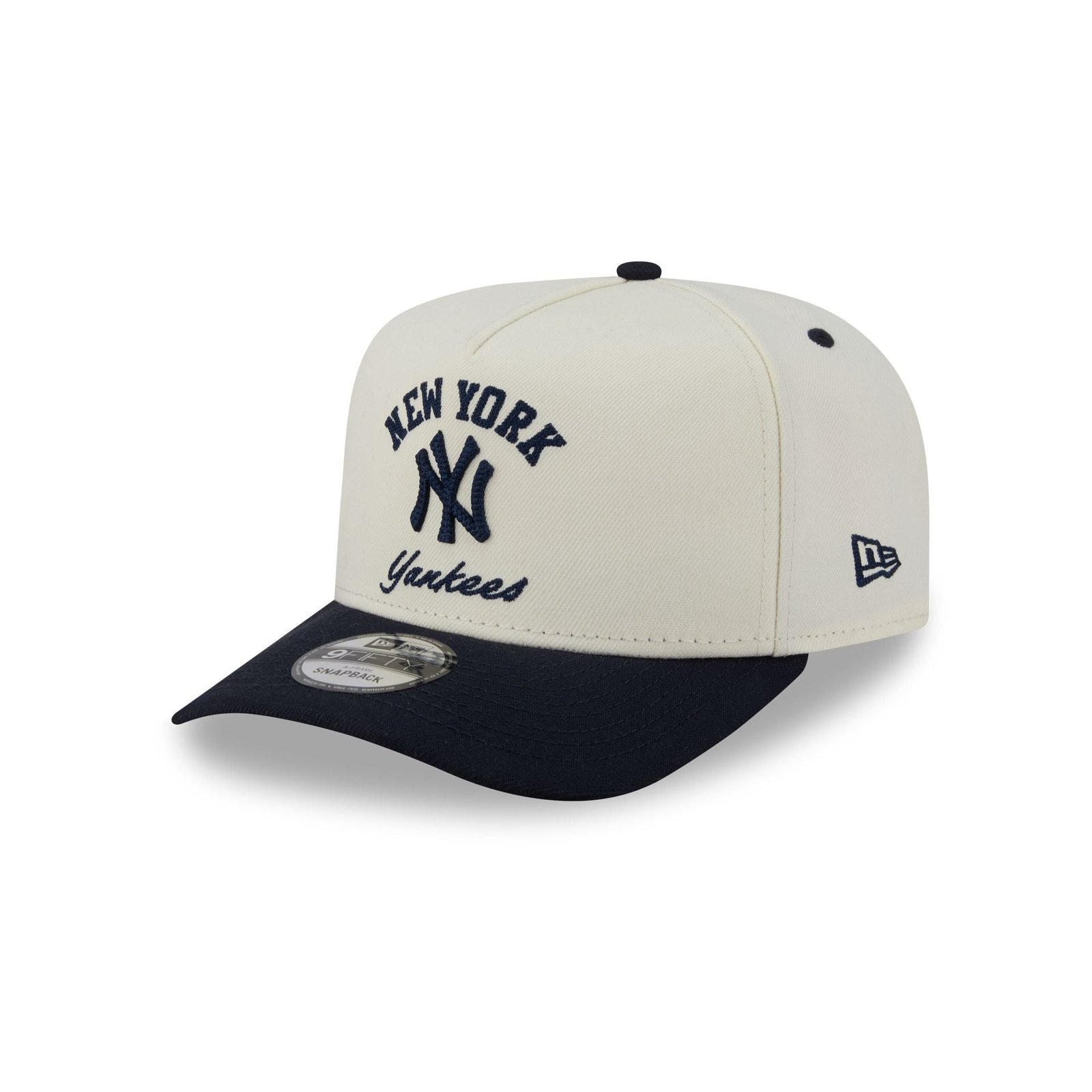 New York Yankees Arched Chrome White 9FIFTY A-Frame Snapback Hat - Image 3