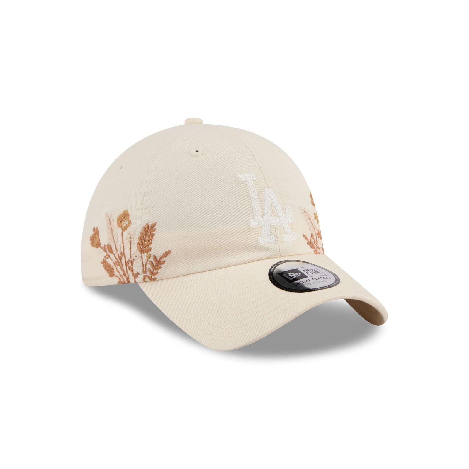 Los Angeles Dodgers Wildflower Light Cream Casual Classic Adjustable Hat - Image 3