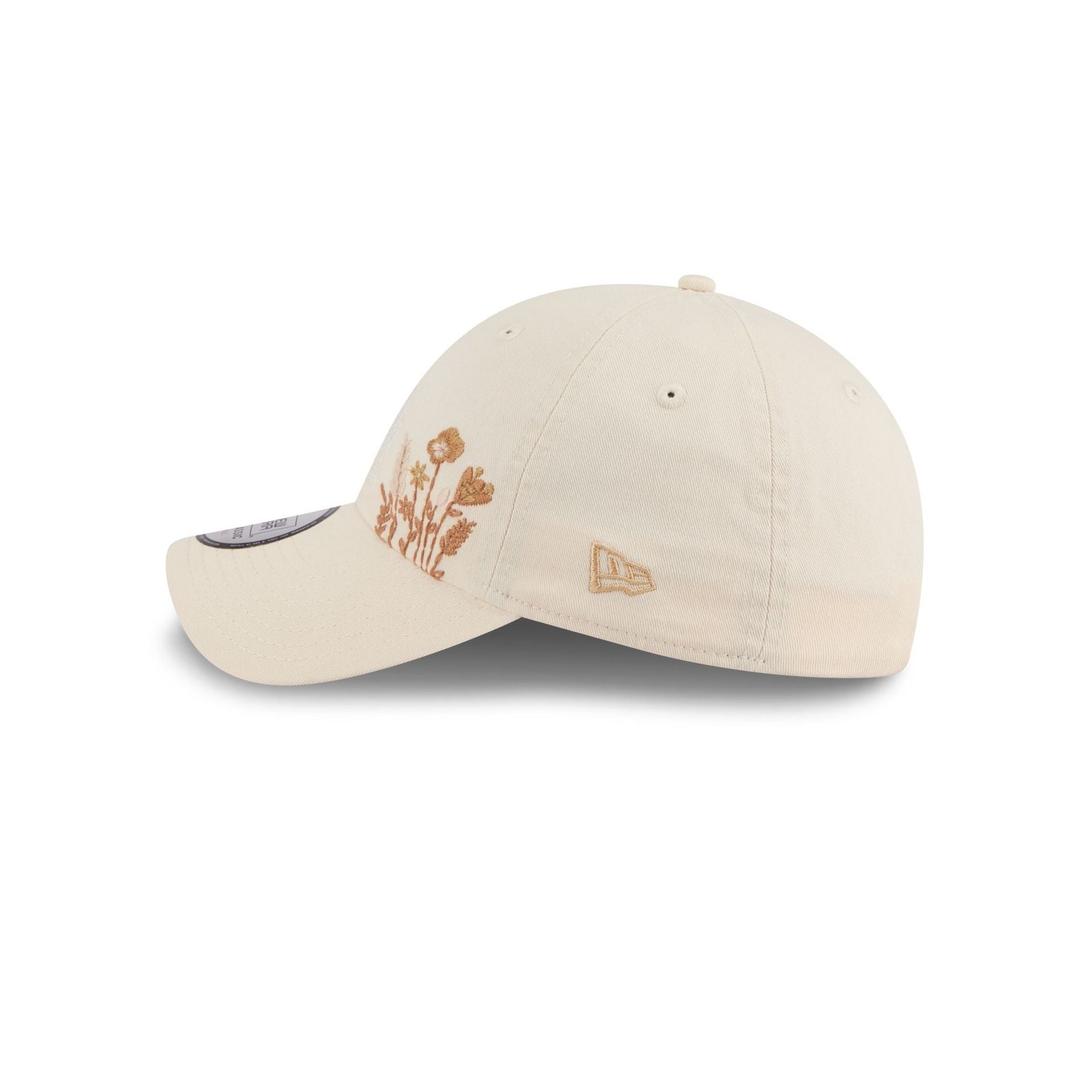 Los Angeles Dodgers Wildflower Light Cream Casual Classic Adjustable Hat - Image 4