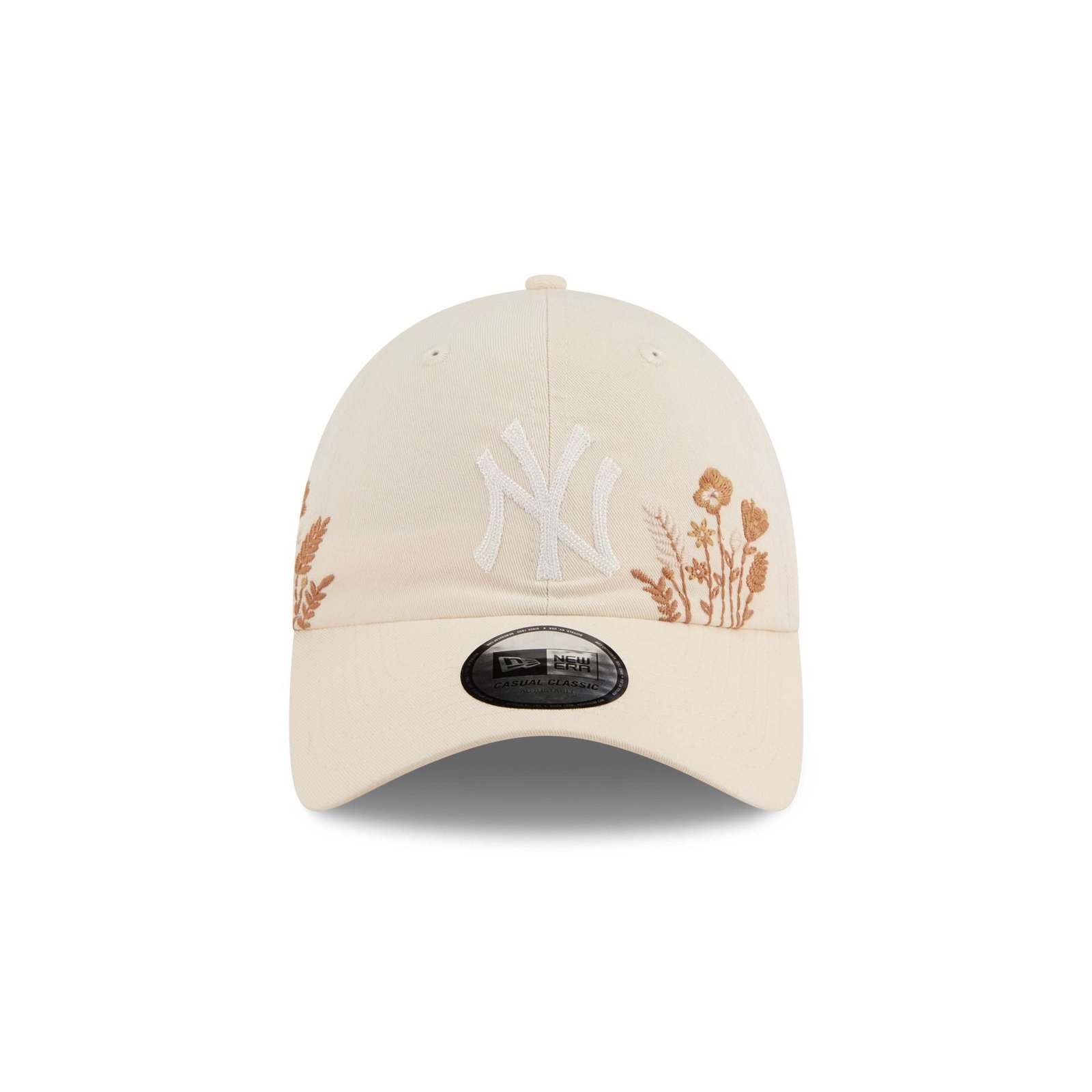New York Yankees Wildflower Light Cream Casual Classic Adjustable Hat - Image 2