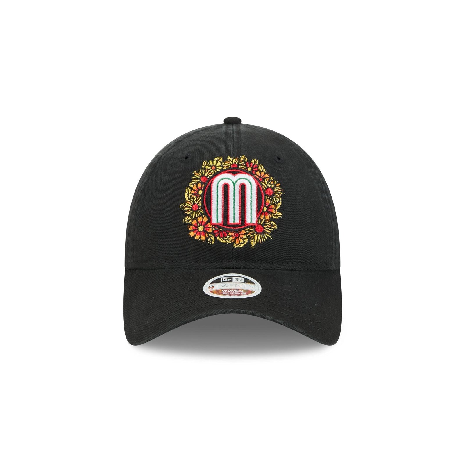 Mexico Baseball Day of the Dead Floral 9TWENTY Adjustable Hat - Image 2