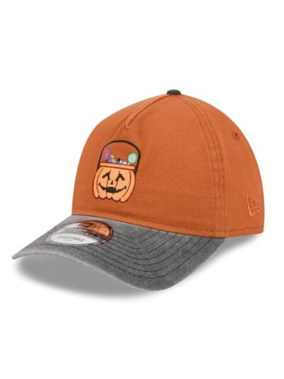 New Era Cap Pumpkin Treat Bucket 9TWENTY A-Frame Adjustable Hat