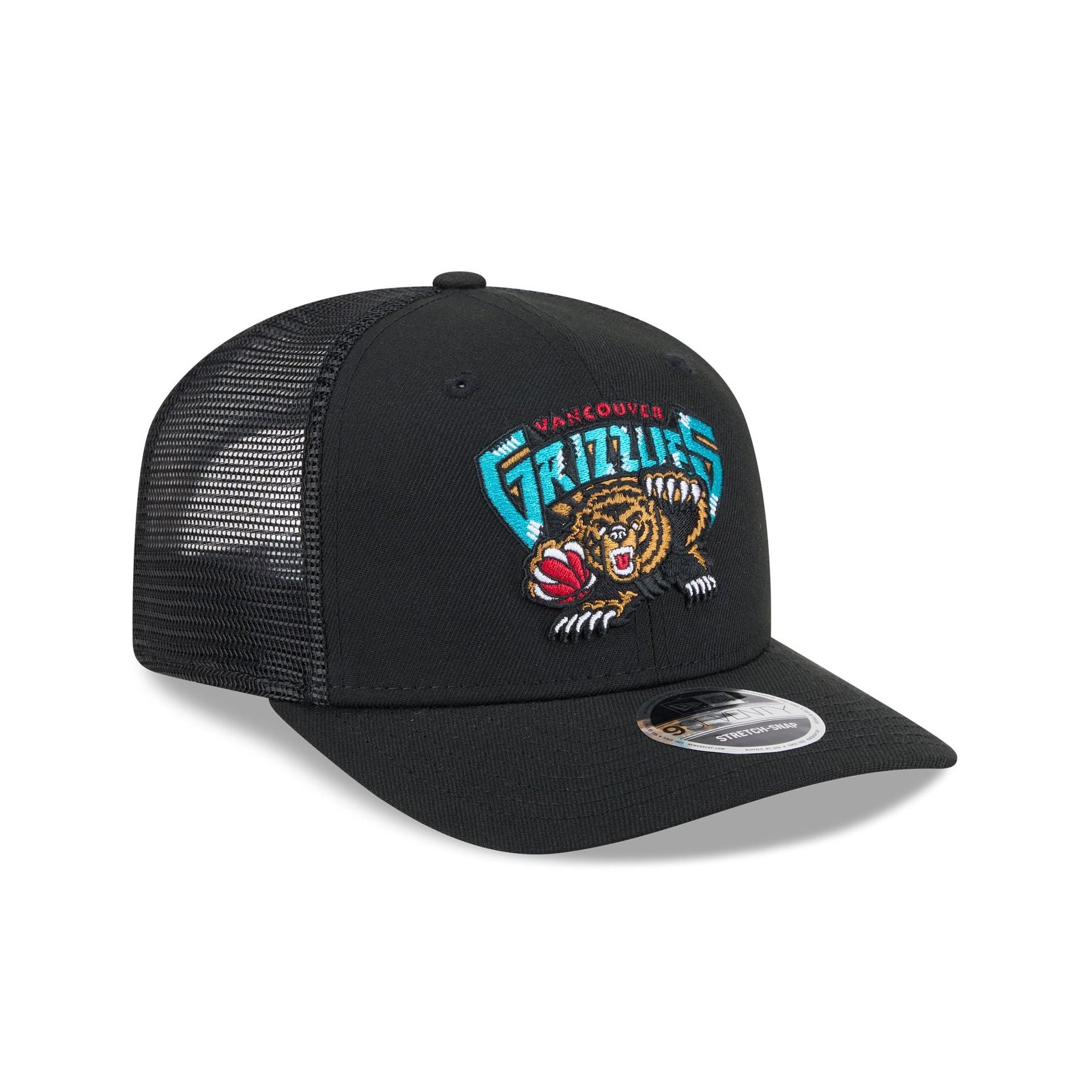 Vancouver Grizzlies 1995-2001 Hardwood Classics 9SEVENTY Trucker Hat - Image 3