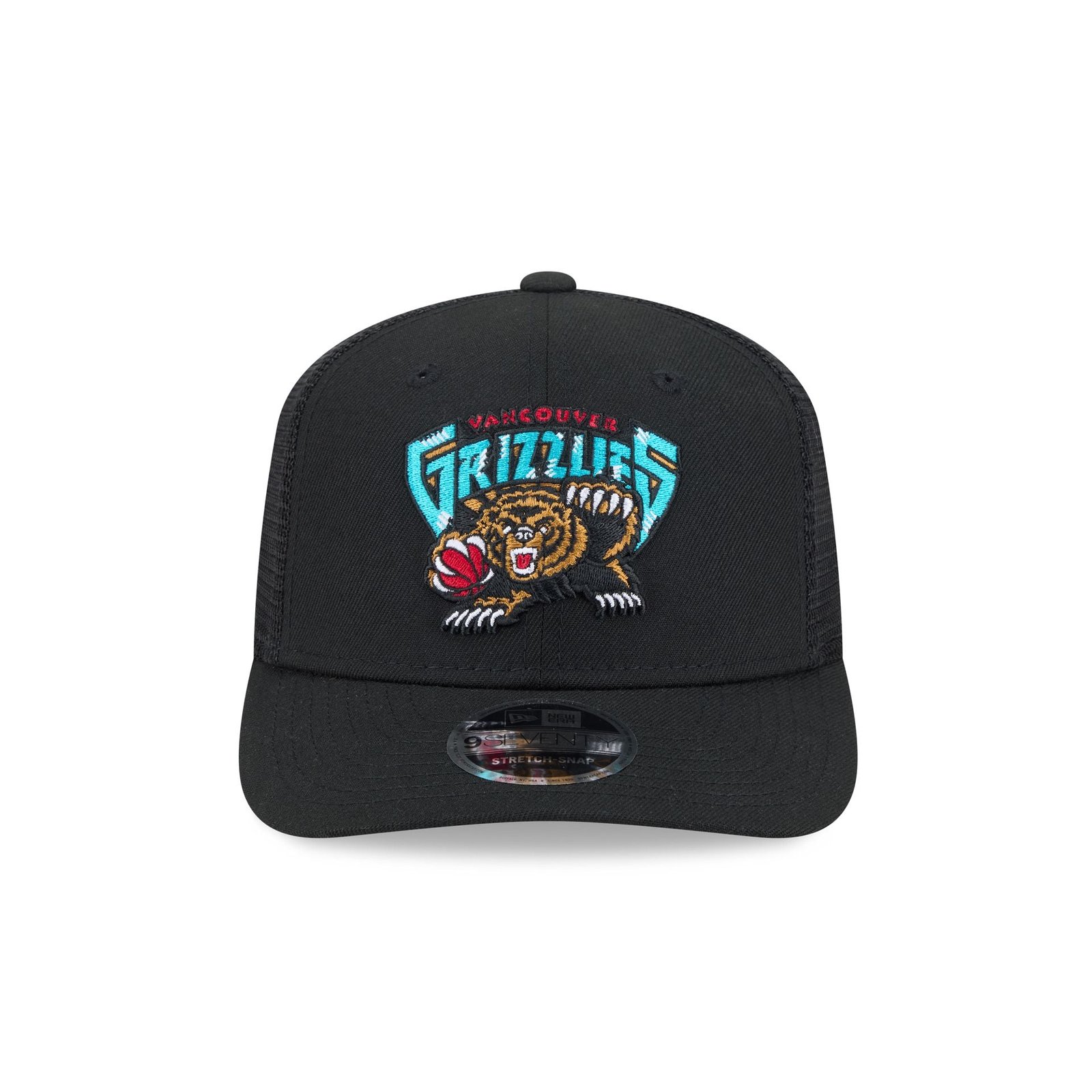 Vancouver Grizzlies 1995-2001 Hardwood Classics 9SEVENTY Trucker Hat - Image 2