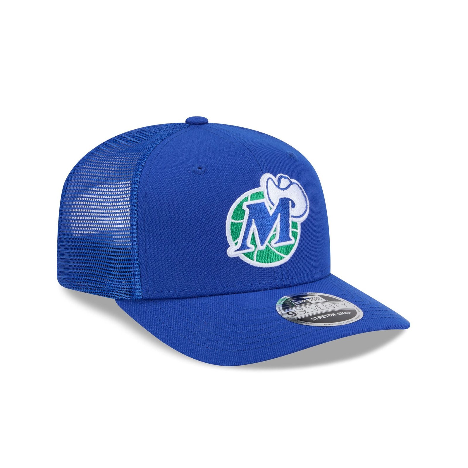 Dallas Mavericks 1980-2000 Hardwood Classics 9SEVENTY Trucker Hat - Image 3