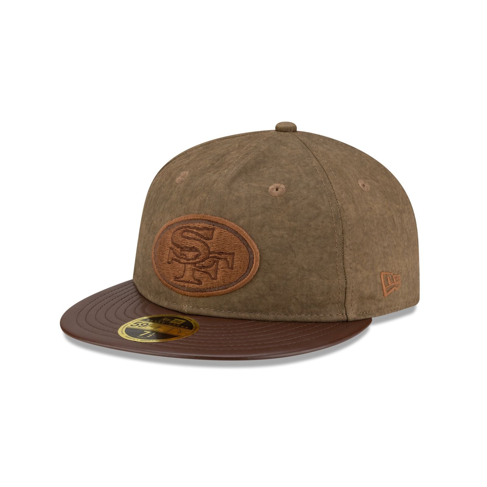 San Francisco 49ers Utility Linen Retro Crown 59FIFTY Fitted Hat - Image 3