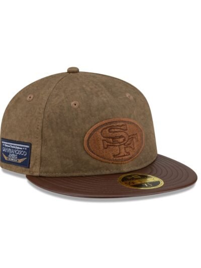 San Francisco 49ers Utility Linen Retro Crown 59FIFTY Fitted Hat