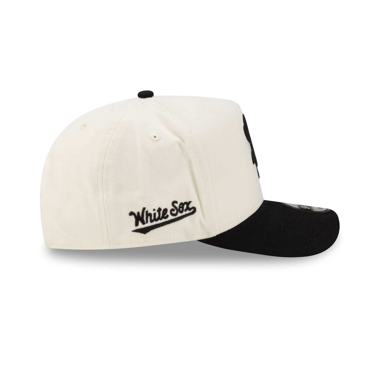 Chicago White Sox Cotton Brush Chrome Pre-Curve 9FIFTY A-Frame Snapback Hat - Image 5