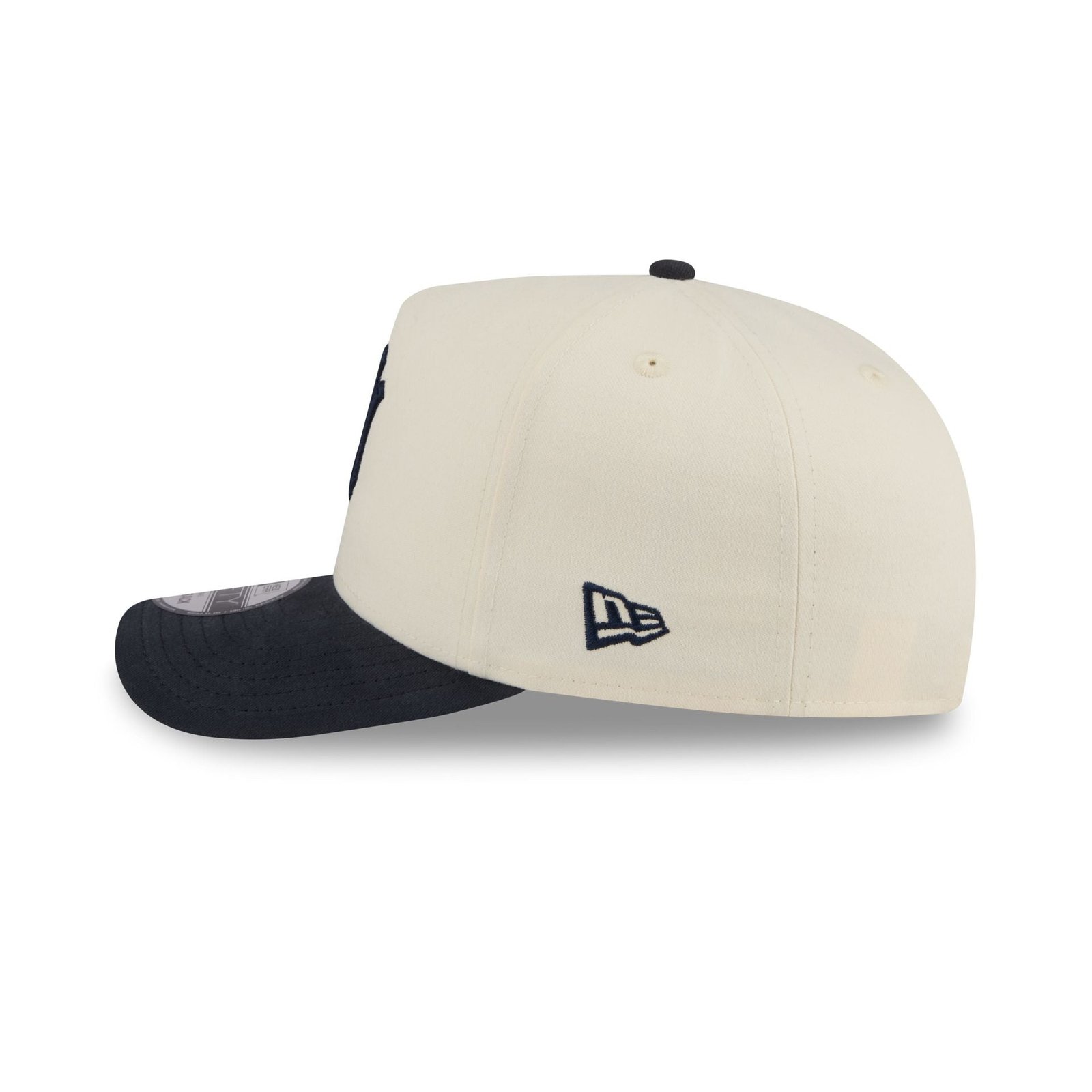 New York Yankees Cotton Brush Chrome Pre-Curve 9FIFTY A-Frame Snapback Hat - Image 4