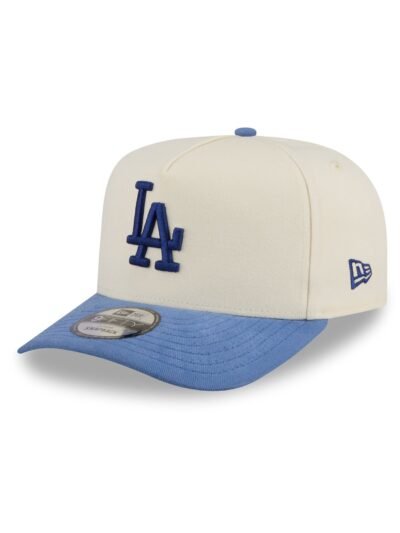 Los Angeles Dodgers Cotton Brush Chrome Pre-Curve 9FIFTY A-Frame Snapback Hat