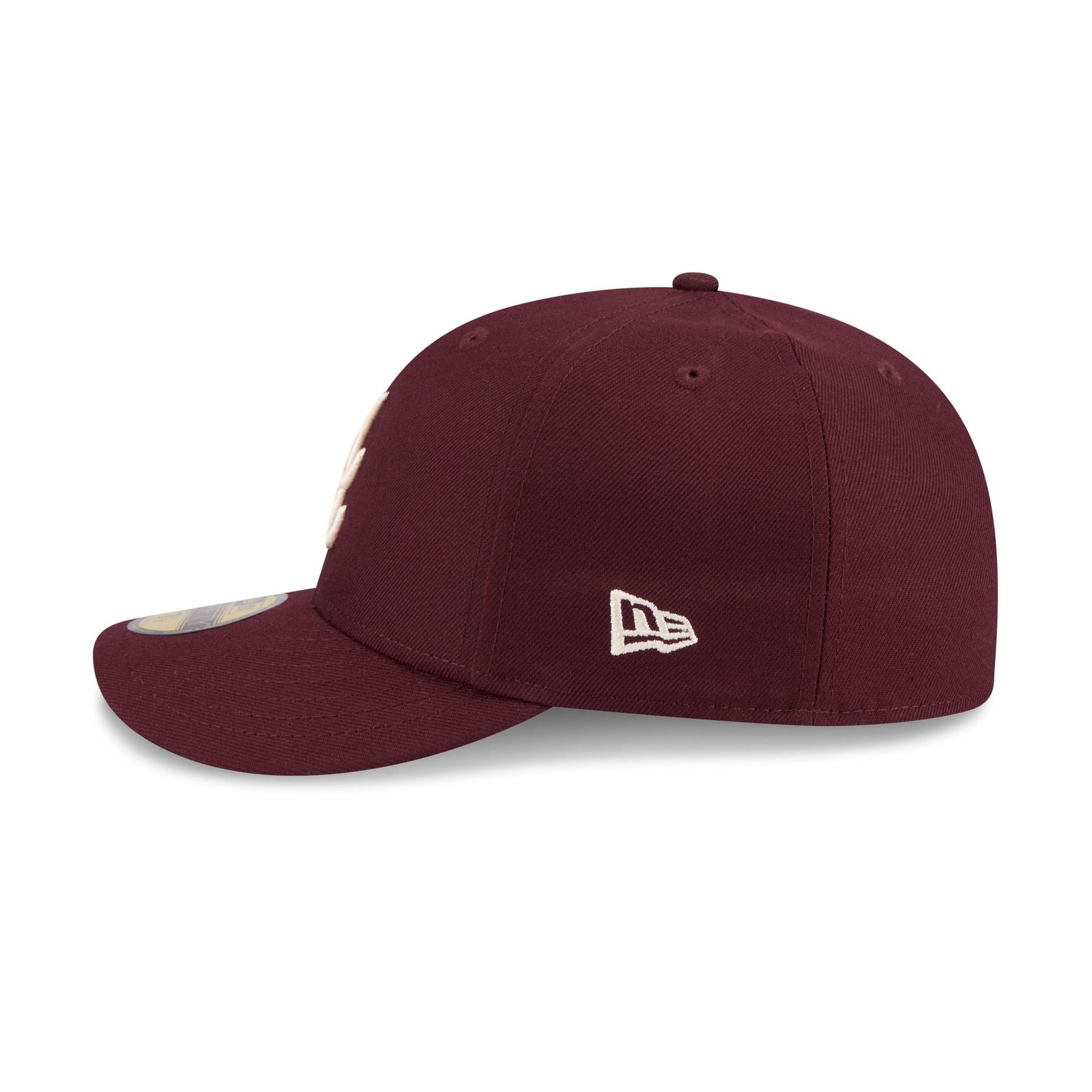 Atlanta Braves Maroon Pre-Curve 59FIFTY Fitted Hat - Image 4