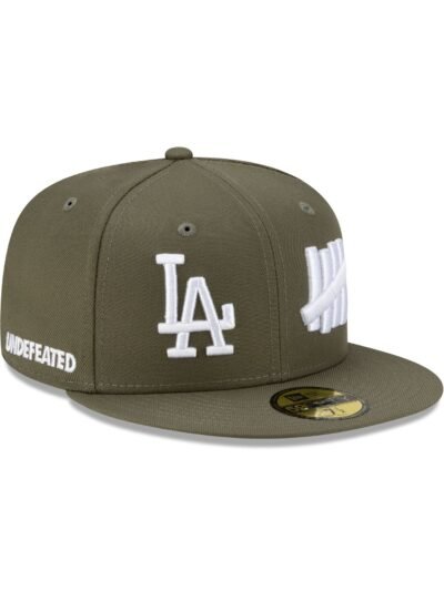 Undefeated x Los Angeles Dodgers Tally Olive 59FIFTY Fitted Hat