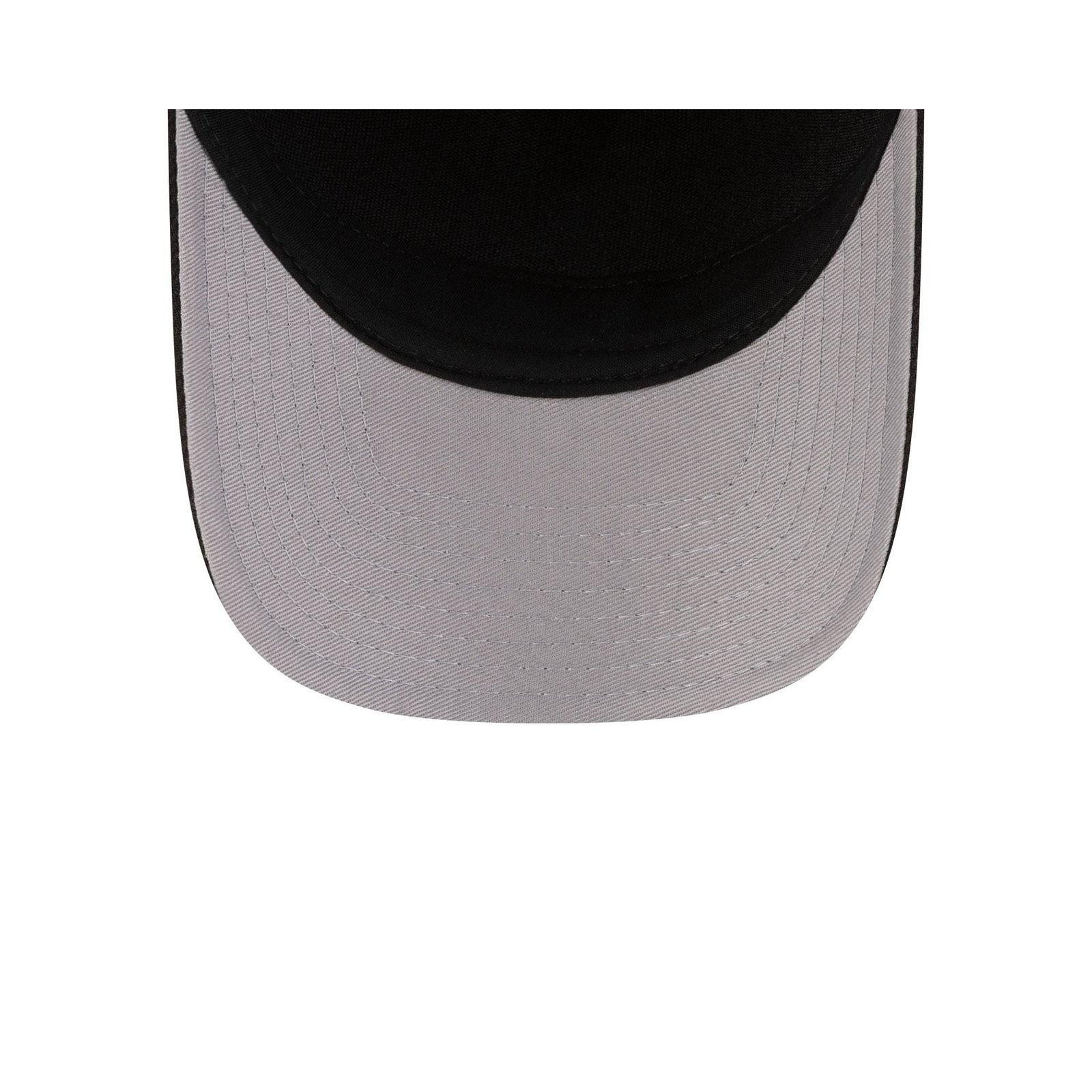 Los Angeles Dodgers Script Black and White 9FORTY M-Crown A-Frame Snapback Hat - Image 7