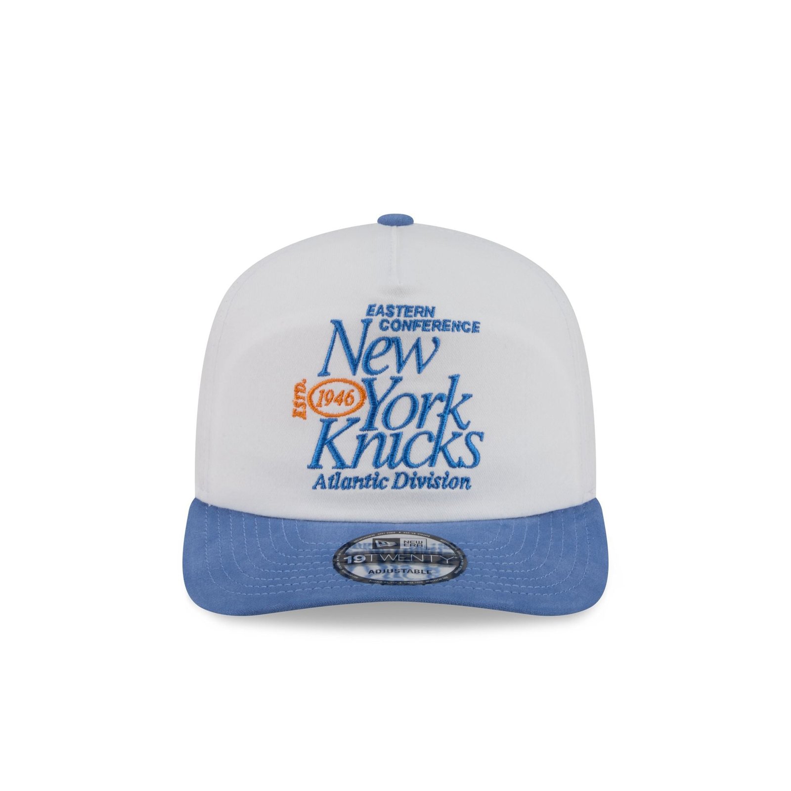 New York Knicks Conference Script 19TWENTY Snapback Hat - Image 2