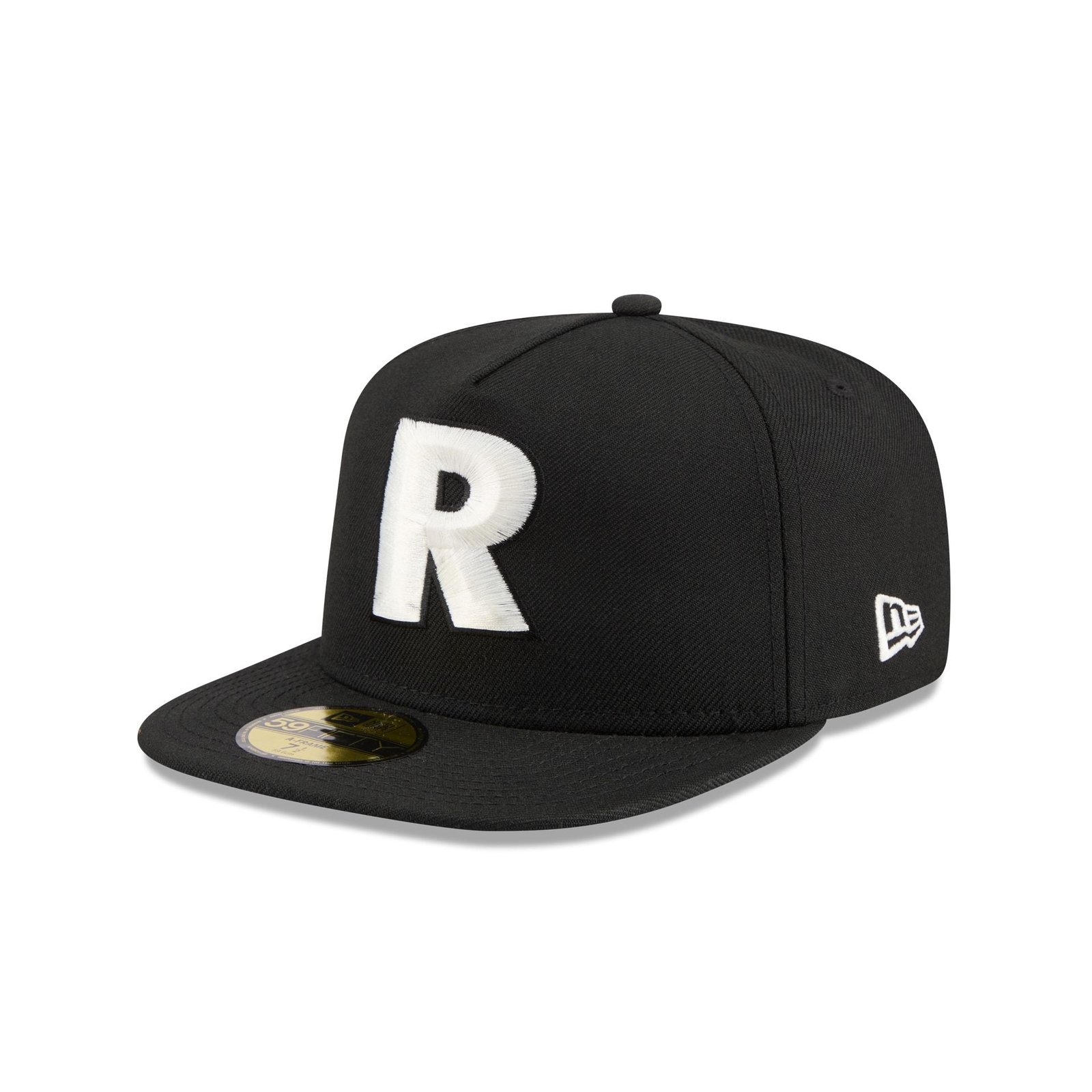 Just Caps Chiseled Logo Las Vegas Raiders 59FIFTY A-Frame Fitted Hat - Image 3