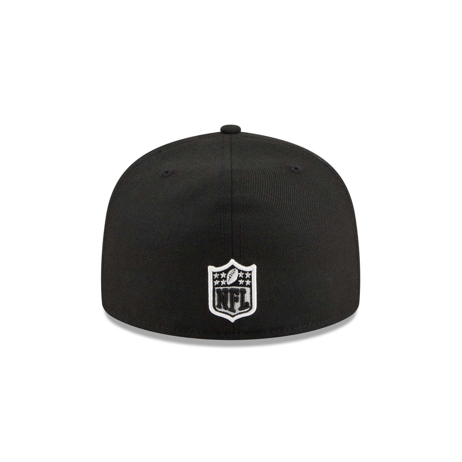 Just Caps Chiseled Logo Las Vegas Raiders 59FIFTY A-Frame Fitted Hat - Image 6