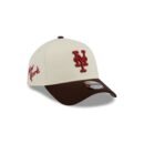New York Mets City Script 9FORTY A-Frame Snapback Hat