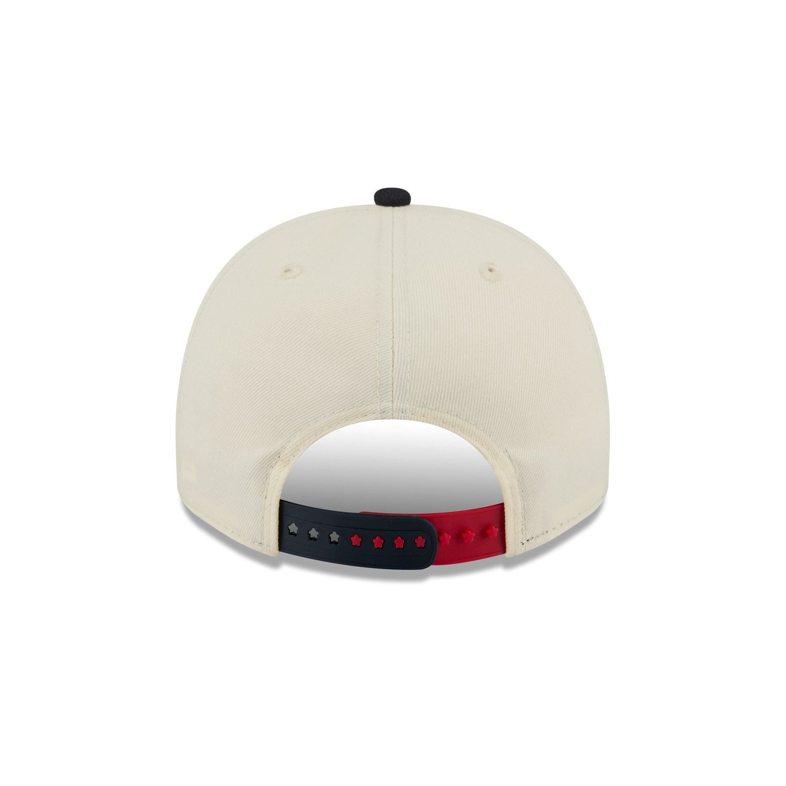 Atlanta Braves Chrome White Stars and Stripes 9FIFTY A-Frame Snapback Hat - Image 6