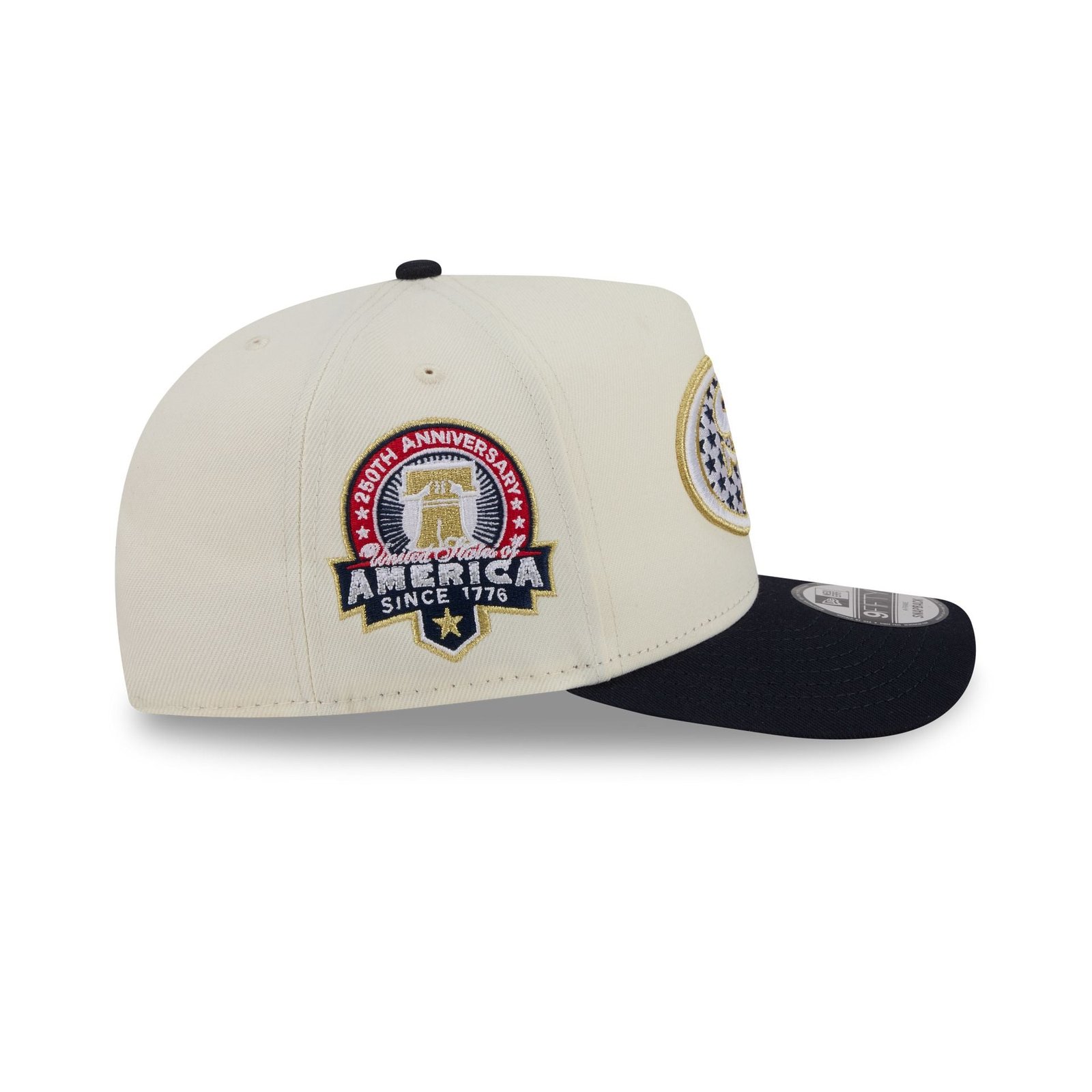 San Francisco 49ers Chrome White Stars and Stripes 9FIFTY A-Frame Snapback Hat - Image 4