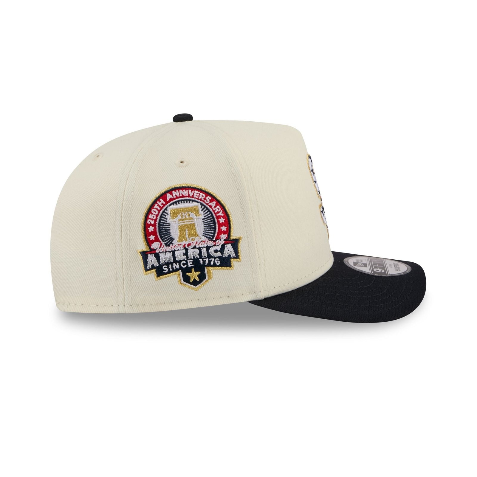San Diego Padres Chrome White Stars and Stripes 9FIFTY A-Frame Snapback Hat - Image 4