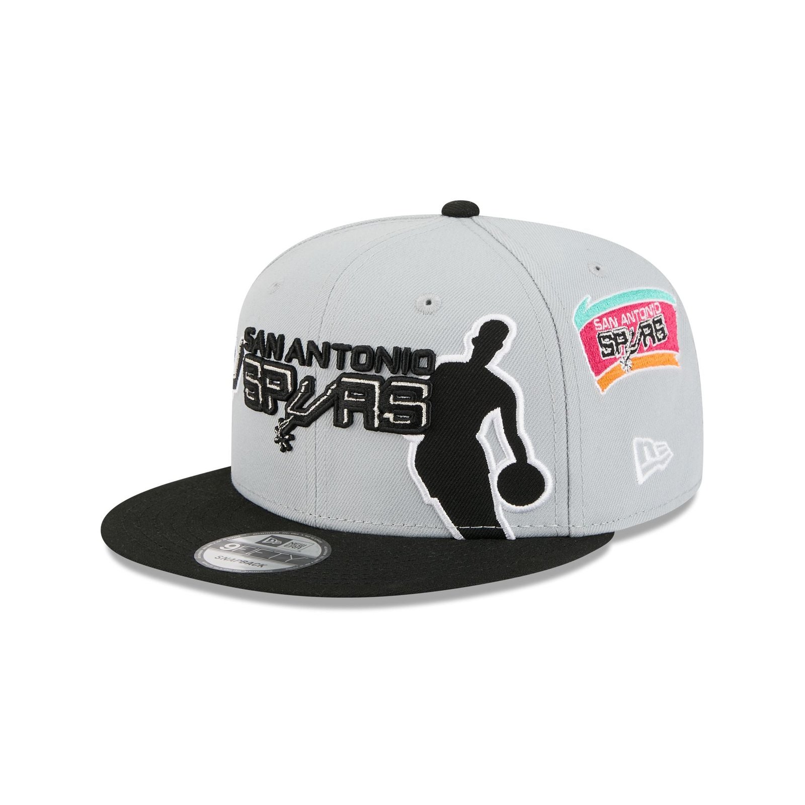 San Antonio Spurs Hardwood Classics All-Star Game 9FIFTY Snapback Hat - Image 3
