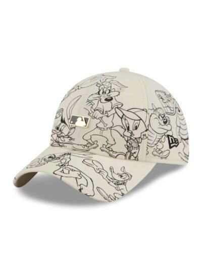 MLB Looney Tunes Chrome White Casual Classic Adjustable Hat
