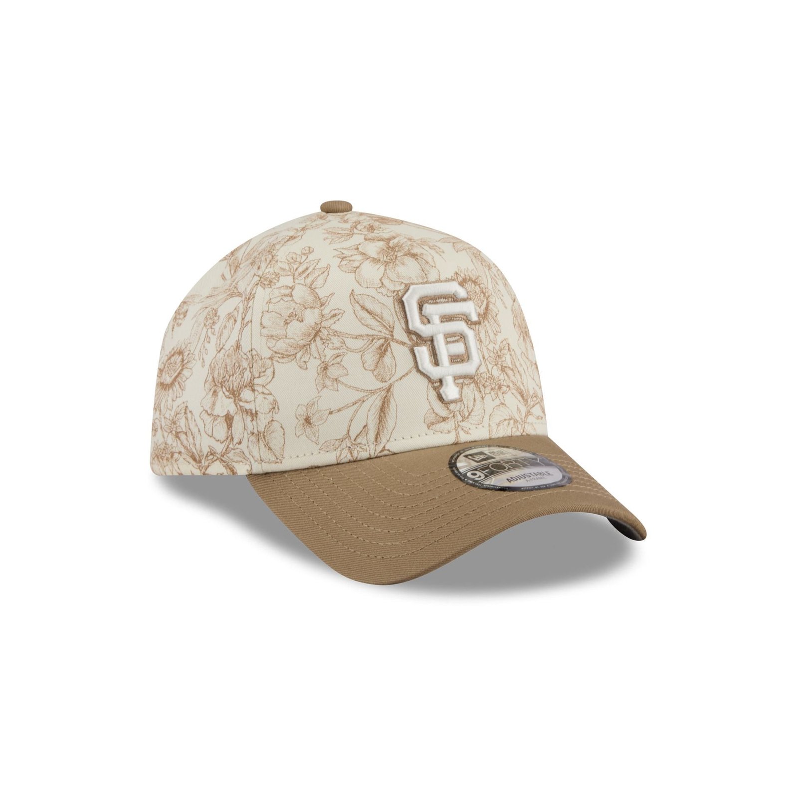 San Francisco Giants Spring Floral 9FORTY A-Frame Snapback Hat - Image 3