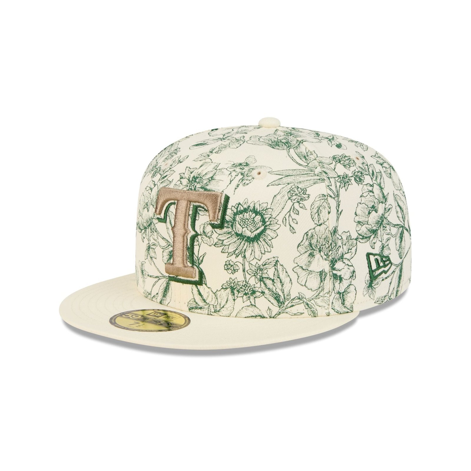 Texas Rangers Spring Floral 59FIFTY Fitted Hat - Image 3