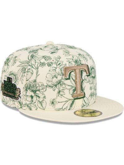 Texas Rangers Spring Floral 59FIFTY Fitted Hat