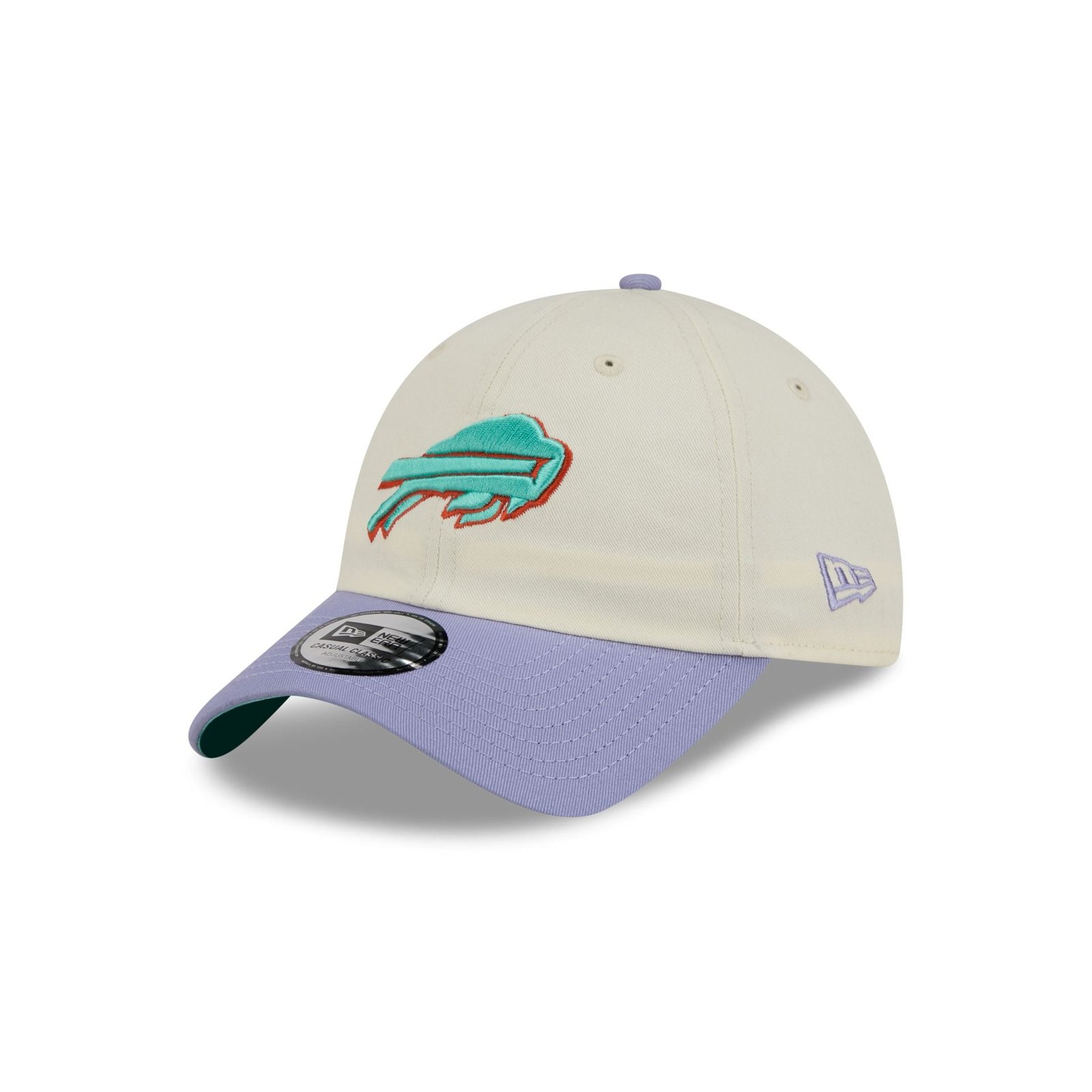 Buffalo Bills Lavender Flowers Casual Classic Adjustable Hat - Image 3