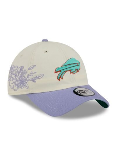 Buffalo Bills Lavender Flowers Casual Classic Adjustable Hat