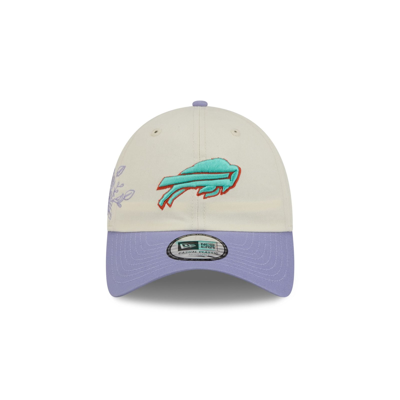 Buffalo Bills Lavender Flowers Casual Classic Adjustable Hat - Image 2