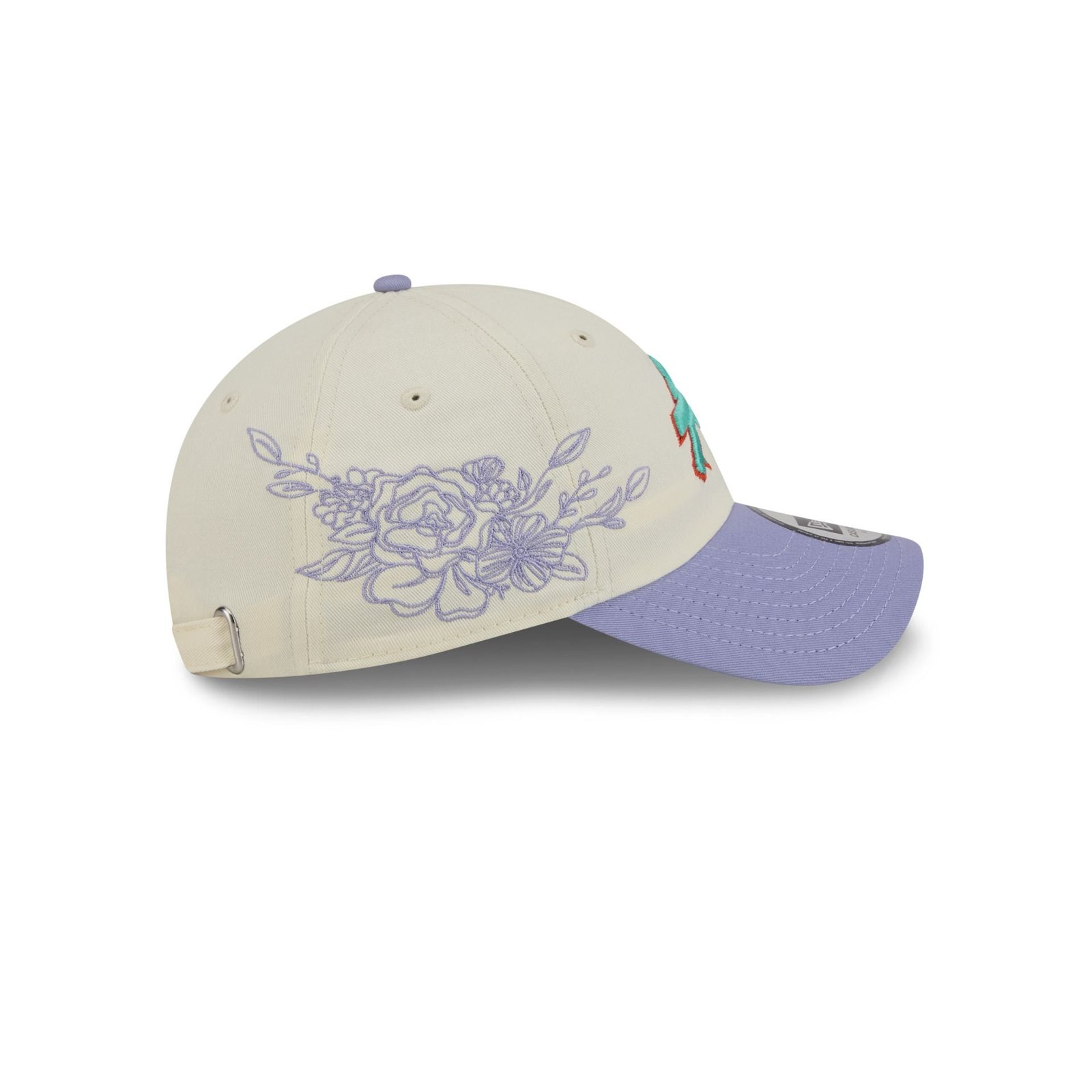 Buffalo Bills Lavender Flowers Casual Classic Adjustable Hat - Image 4
