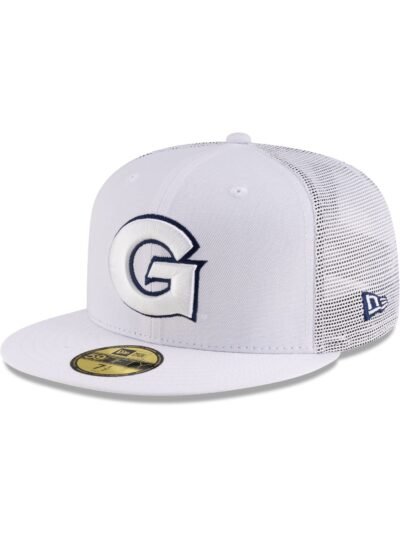 Georgetown Hoyas White 59FIFTY Fitted Trucker Hat
