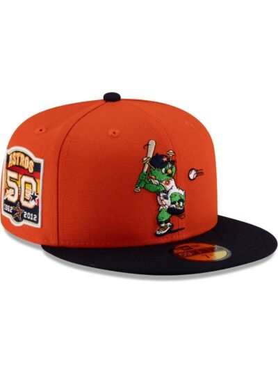 Houston Astros Mascot Orange 59FIFTY Fitted Hat