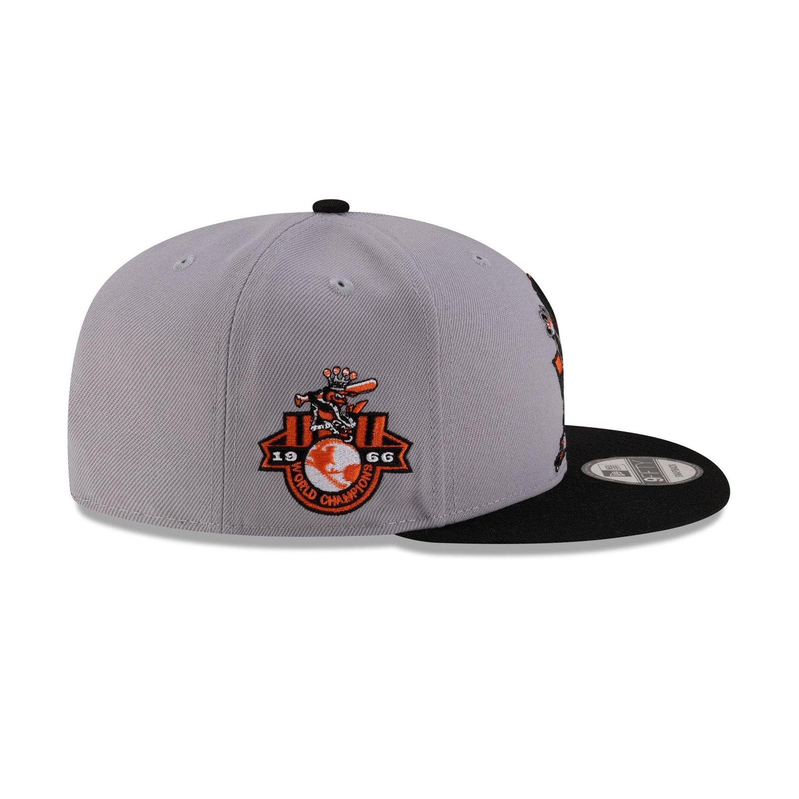 Baltimore Orioles Mascot Gray 9FIFTY Snapback Hat - Image 4