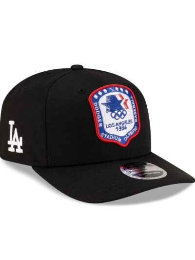 Los Angeles Dodgers 1984 Olympics Black 9SEVENTY Stretch-Snap Hat