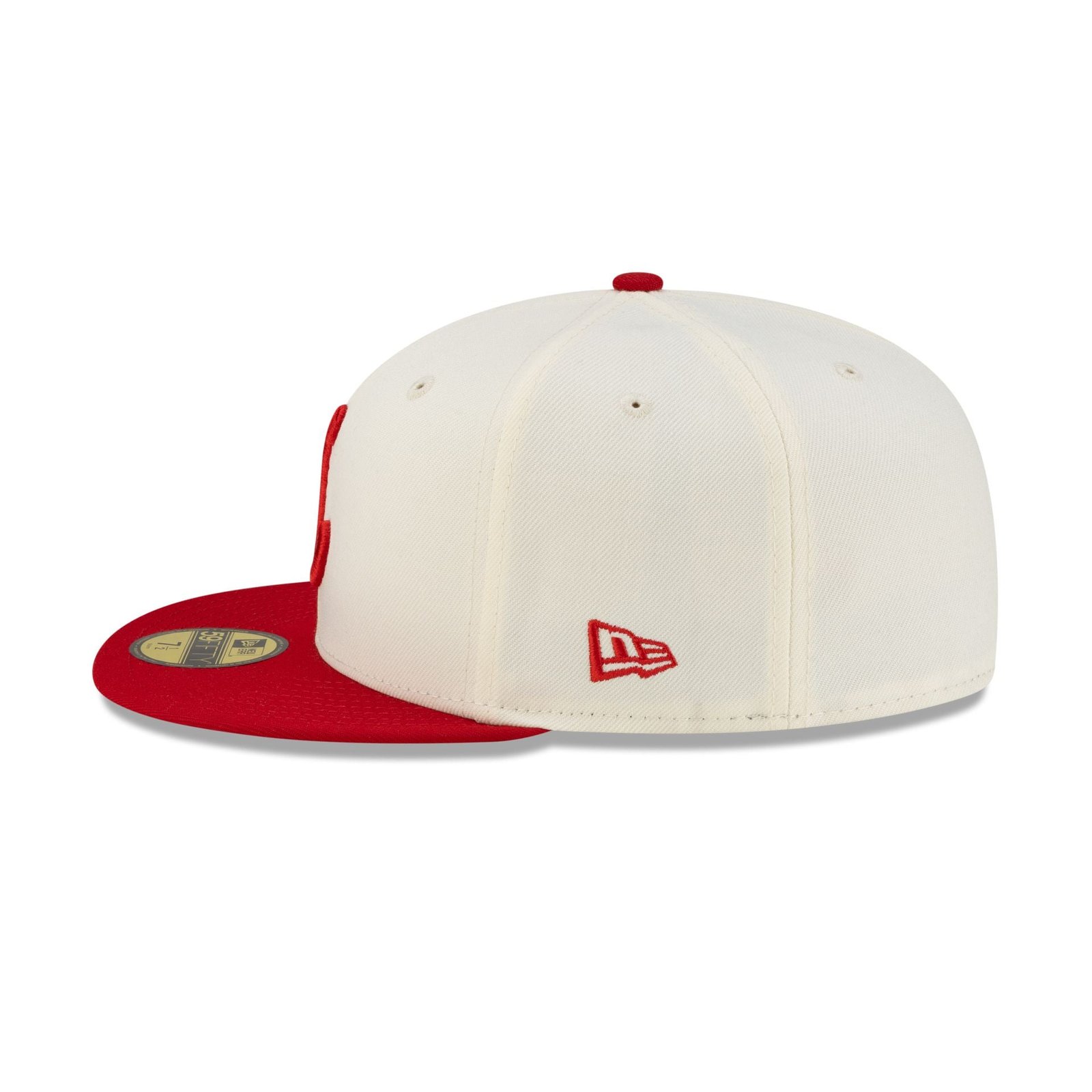 Philadelphia Phillies Upside Down Logo Chrome 59FIFTY Fitted Hat - Image 4